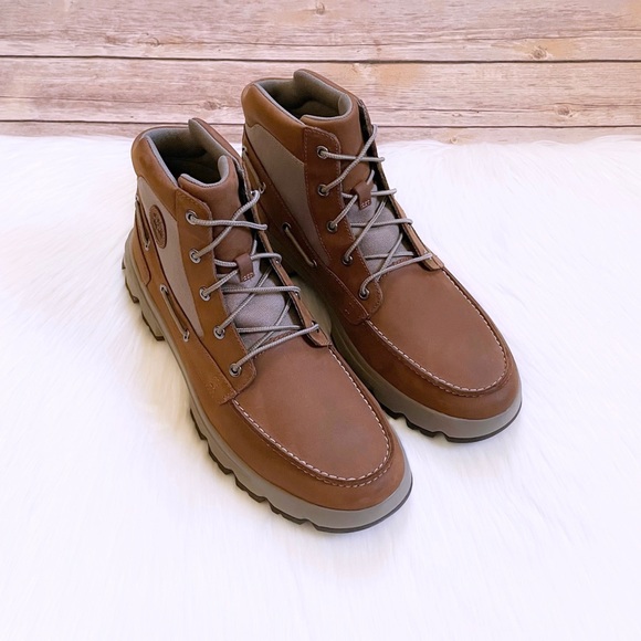 Timberland Men’s TBL Originals Ultra Chukka Boots In Rust - Picture 5 of 7